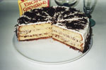 Stracciatella-Sahnetorte
